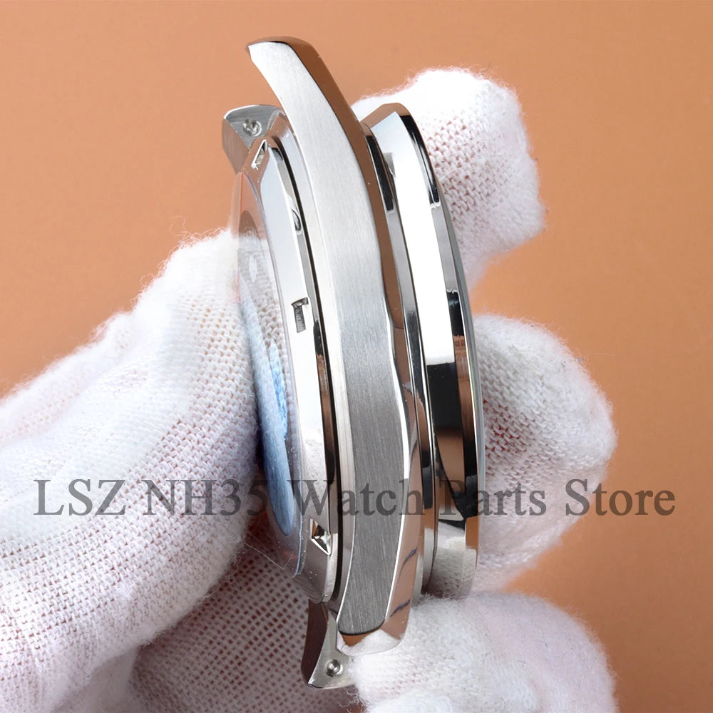 Fit Speed Master 40MM VK63 Chronograph Watch Case Solid Bottom Cover Waterproof For VK63 VK64 Mechanical Movement 32.5mm Dial